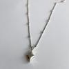 Melliv Silver Simple Star Pendant Necklace_mvn03