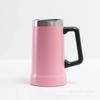 Insulated Beer Stein Drinking Coffee Mug Stainles Steel Tumbler Bottle with Handle Double Walled Thermal Mug Keep Drink Ice Cold