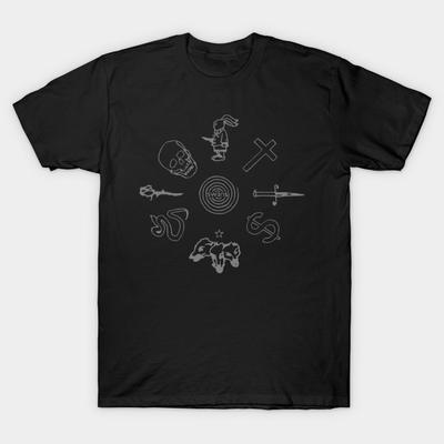 Herren Schwarzes T-Shirt mit Aufdruck Schwäne No-Cut Transferpapier Druck Baumwoll-T-Shirt