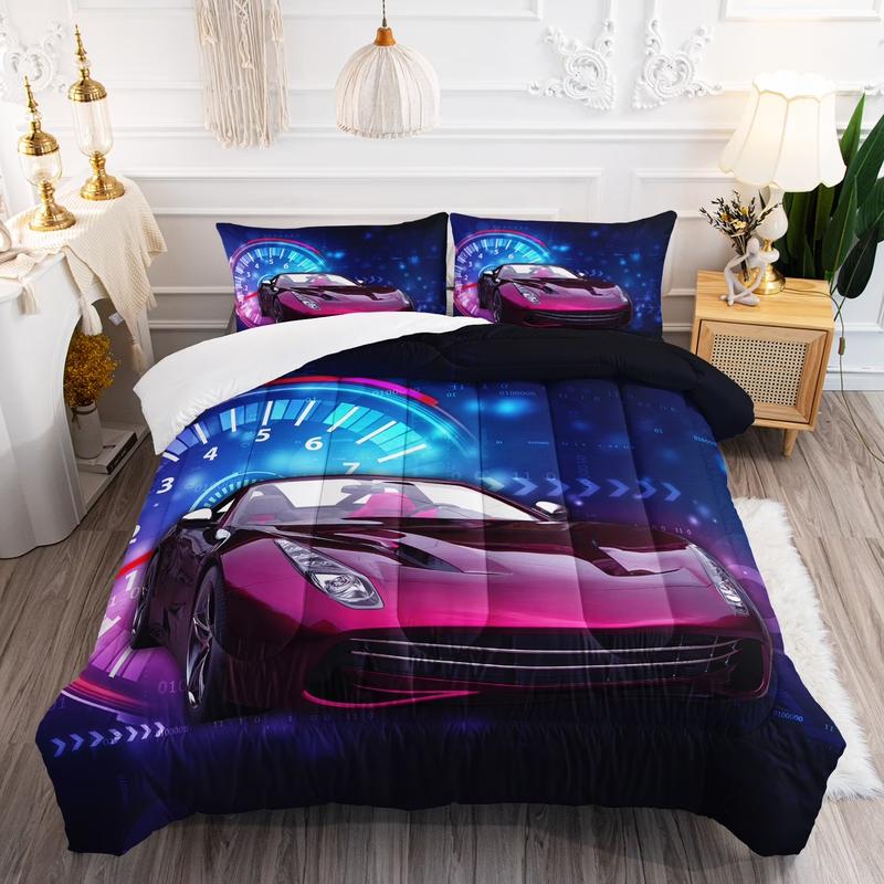 Bedding Set 3D Digital Model with Pattern