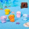 Micro Landscape Ornaments, Cute Hexagonal Dragons, Home Desktop Resin Craft Decorative Small Ornaments Accessories