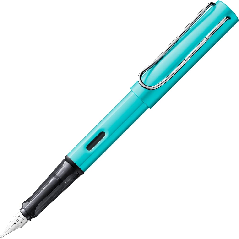 LAMY Al-Star Tourmaline Fountain Pen - Ergonomic Grip and Steel Nib Size B - Lightweight Aluminum...