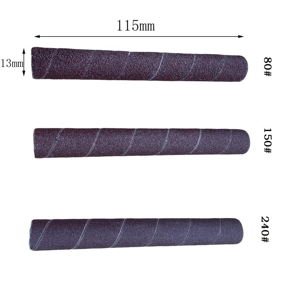 Sanding Drum Sleeves Sandpaper 4.5inch 80 150 240 Grit Vibrating Spindle For Sander Sleeve Polishing Tools Accessories