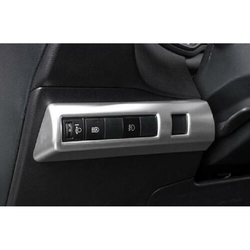 1pcs For Toyota Corolla Cross - Silver Cover Trim Headlight Button Frame