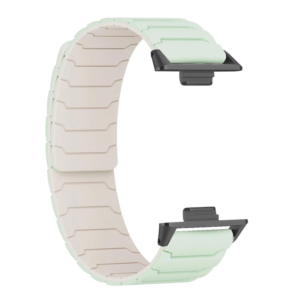 Magnetisches Silikonarmband für Redmi Watch 6 5 Watch 4 Sportarmband für Mi Band 9Pro 8Pro Armband Atmungsaktives Armband Zubehör