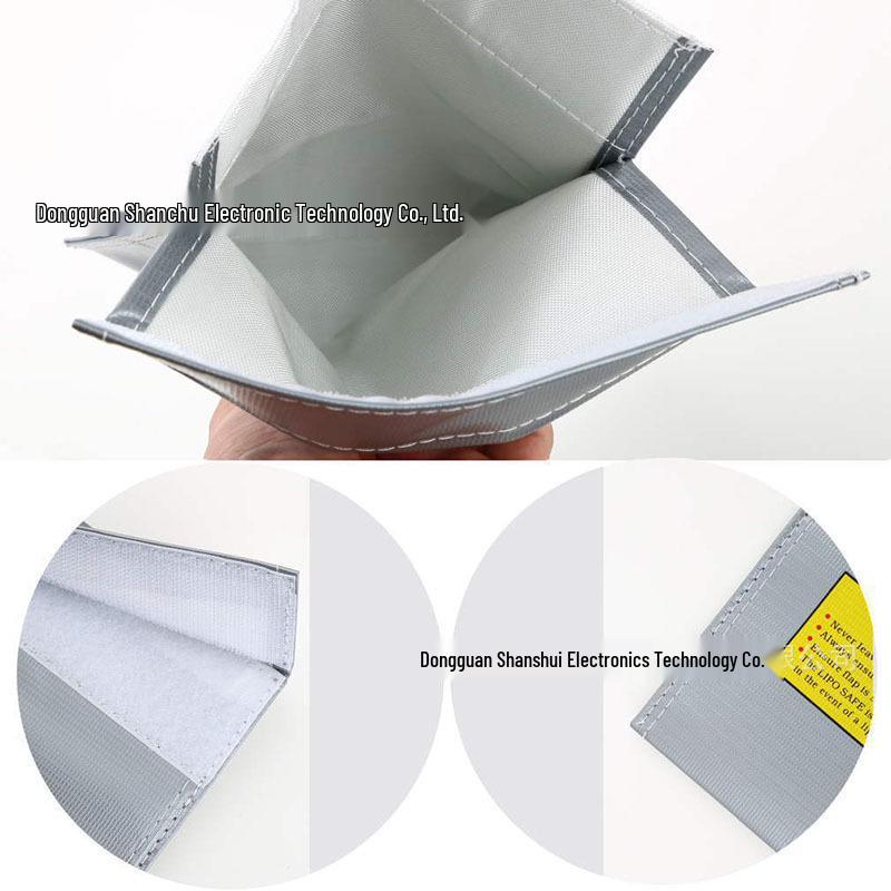 Explosion-Proof, High-Temperature Resistant, Flame Retardant Lithium Battery Storage Bag