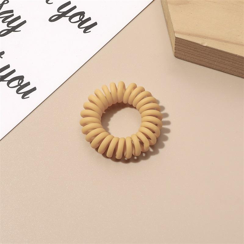 3pcs Hair Tie Women Multicolor Elastic Hair Band Spiral High Elasticity Telephone Wire Gum for Hair Rubber Band Hair Accessories