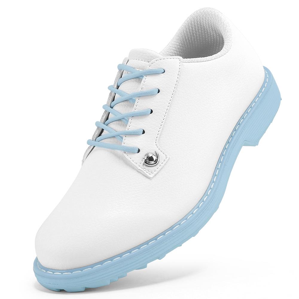 K30 Unisex Spike-less Leather Golf Sneakers 36 синий