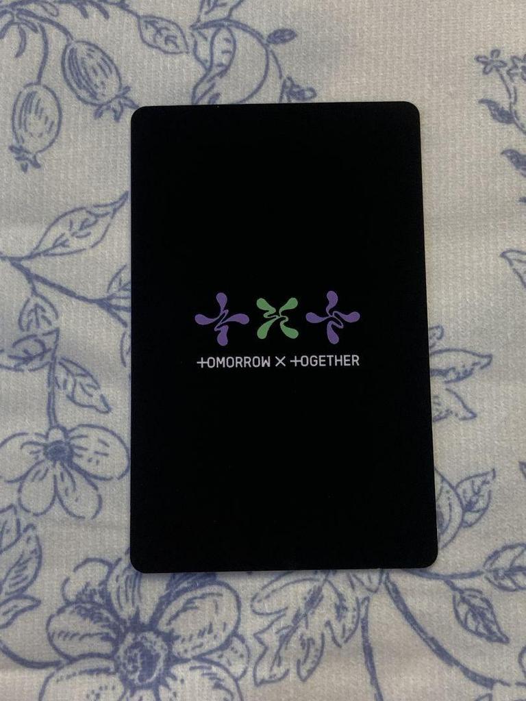 [USED] TXT SWEET Soobin Japan 2-day limited live concert Kyocera trading card