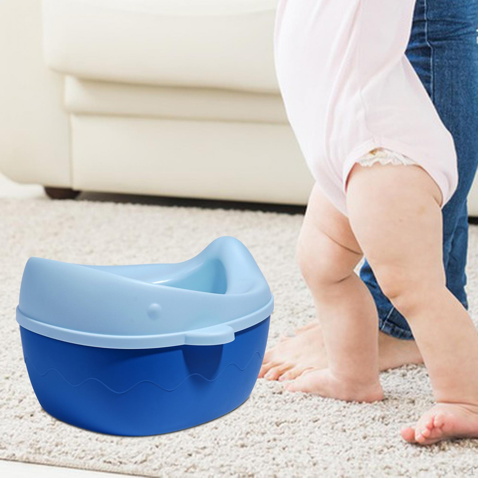 Горшок Туалет Переход Легко чистить Портативный Нескользящий Детский стул Дети синий