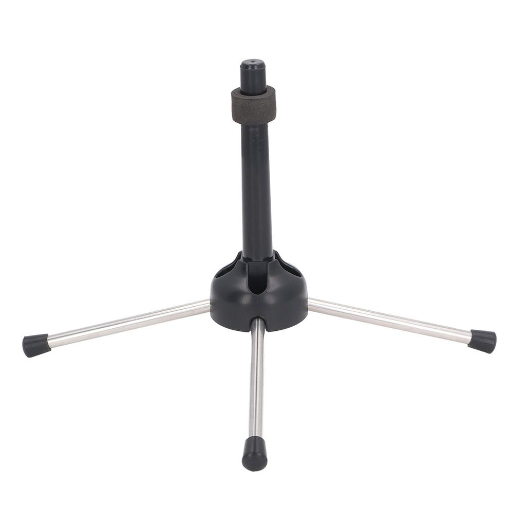 Clarinet Stand Foldable 4 Leg Stable Support Anti Slip Clarinet Stand Holder for Oboe Flute Wind Instrument