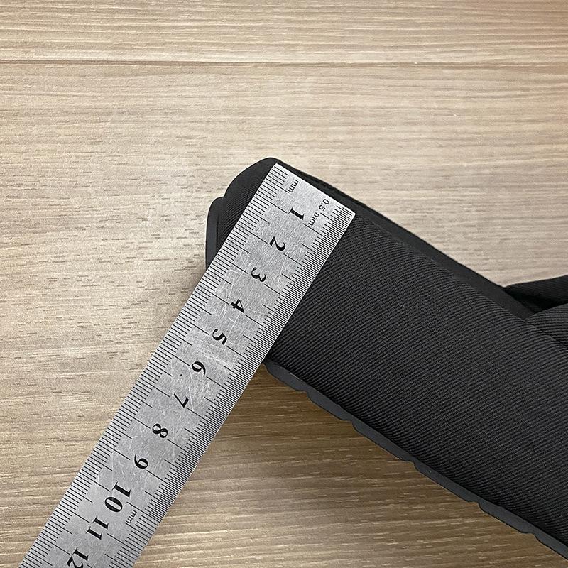 Fashion Versatile Casual Cartoon Cute Mickey One-word Slippers Women's 2025 Summer New Thick-bottomed Beach Cool Slippers