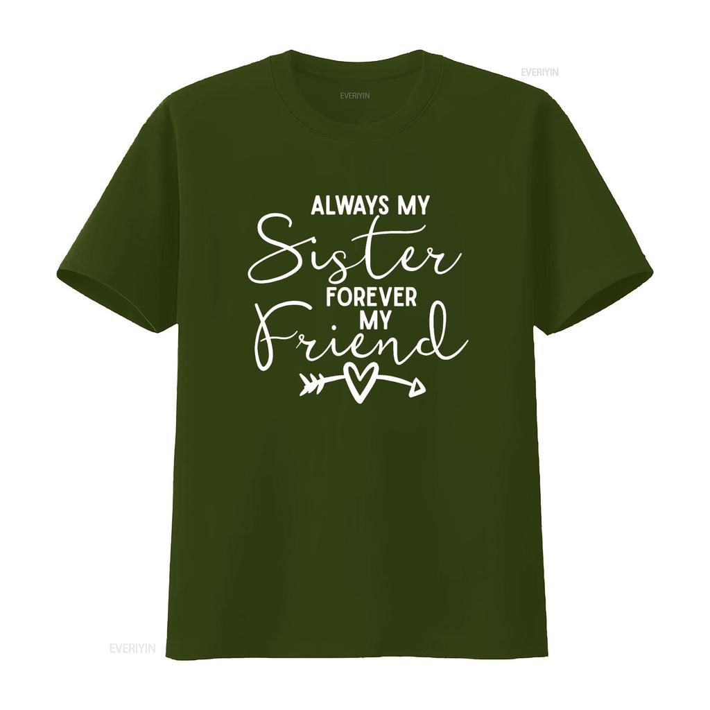 Immer Meine Schwester Für Immer Freundin T-Shirt vintage gewaschen Herren Oberteil Für Jeden Tag streetwear Unisex Grafik Bequem
