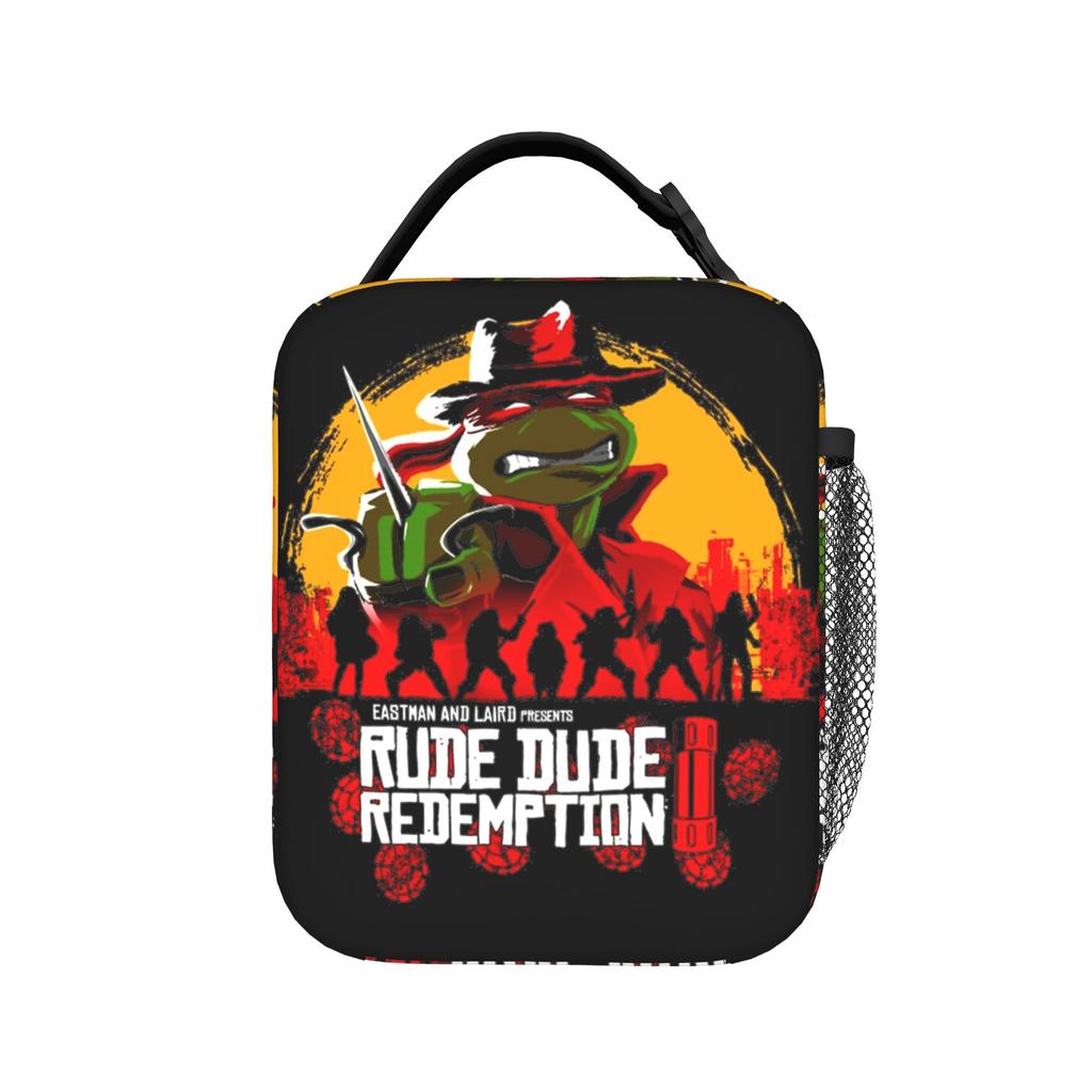 Donatello Raphael Michelangelo Leonardo Insulated Lunch Bag Lunch Container Ninja Turtles Tote Lunch Box Food Storage Bags