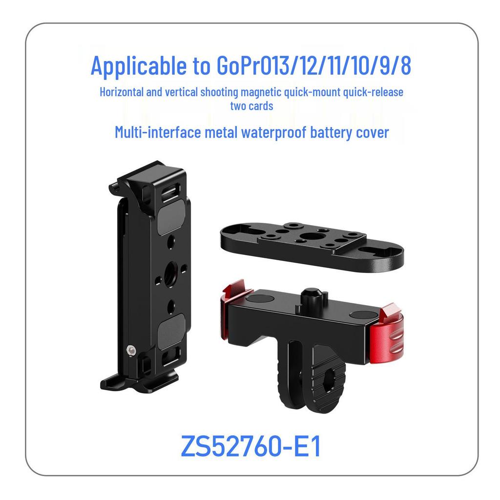 Magnetic Quick Release Battery Cover for GoPro 9-13 Replacement