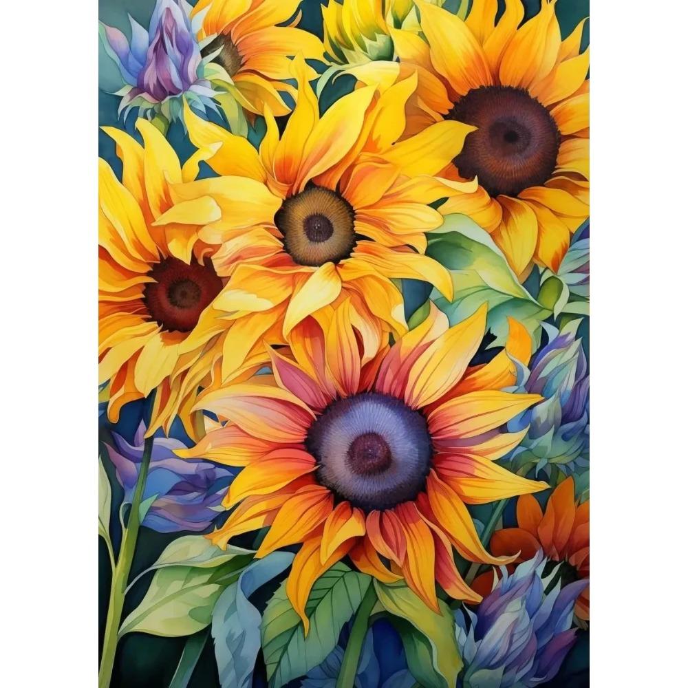 Modern Art Flower Power Poster Aesthetic Canvas Paintings and Prints Wall Art HD Pictures for Home Office Room Frameless