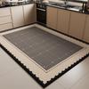 Kitchen Carpet Anti-slip Stain-resistant Floor Mat Large Size Carpets Loop Pile TPR Rug Minimalist Style Home Decoration Rugs