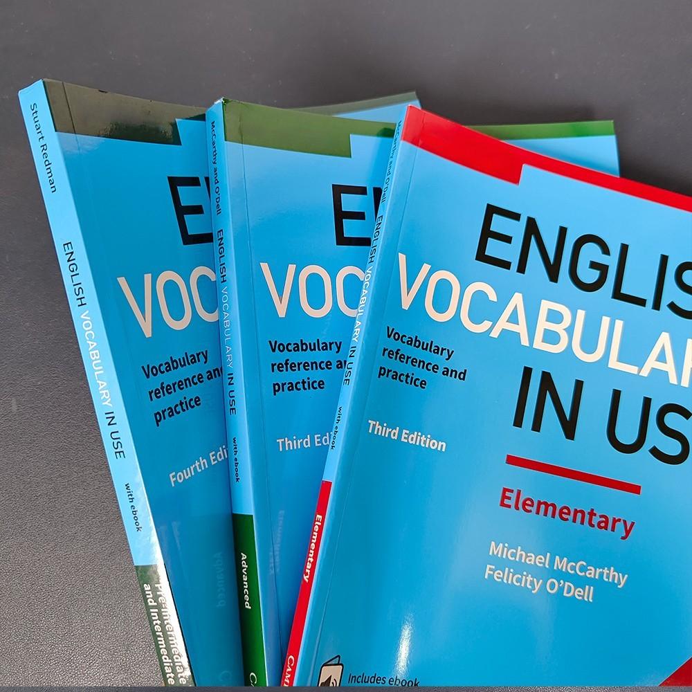 English Vocabulary In Use Collection Books English Test Preparation Professional Book Textbooks Advanced Intermediate Elementary