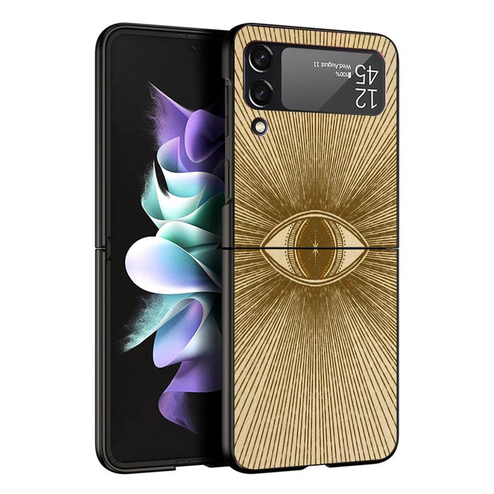 Sacred Eye of Horus Egypt Fresco Case For Samsung Galaxy Z Flip 7 6 5 4 3 z Flip7 Flip6 Flip5 Flip4 5G Phone Cover Flip3 Folding