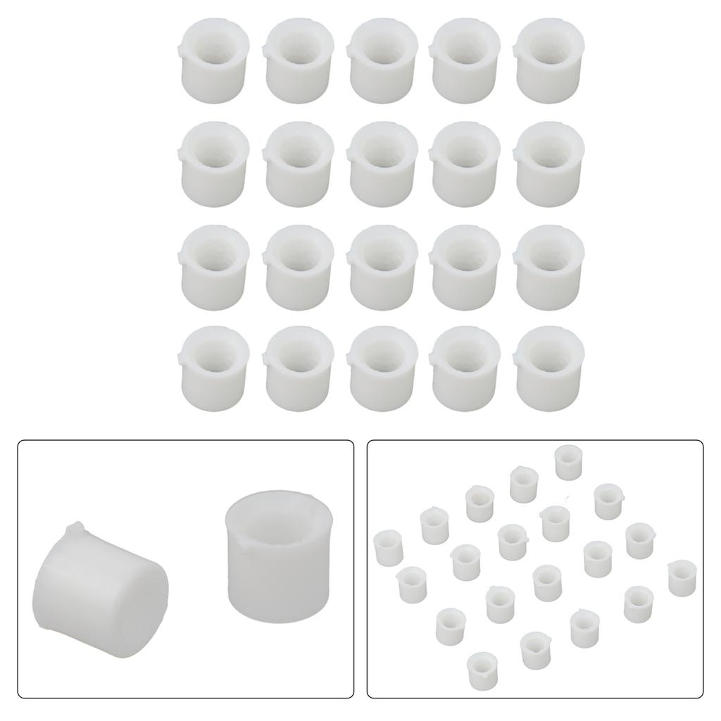 20PCS Rubber Pipe Seals for Air Conditioner Refrigeration Compatible with R12 R134A and R410 Replacement Parts