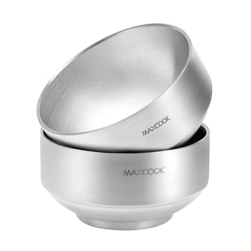 Meichu Двустенные термоизолированные миски из нержавеющей стали 304 (Набор из 2)