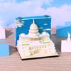 3D Paper Carving Art Craftwork Memo Pad Notepad Note Pad Desk Decoration Creative Diy Decorative Gift For Christmas Housewarming