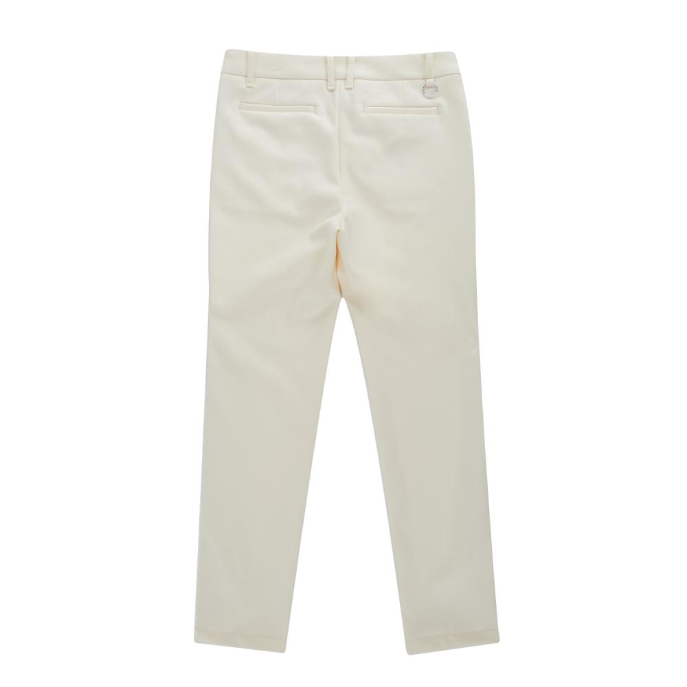 MARTINE GOLF Line Point Straight Fit Pants_White