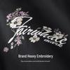 Mark Fairwhale Men's Floral Embroidered Round Neck T-Shirt