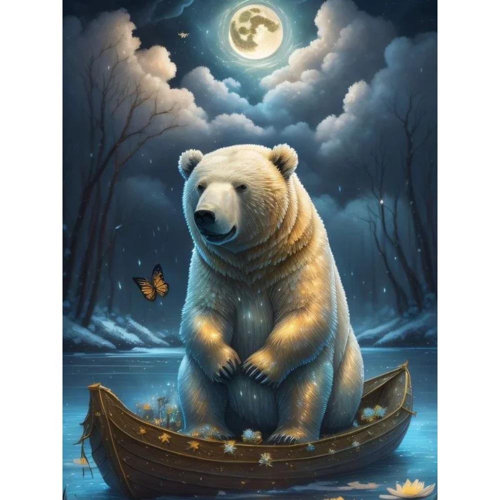 Diamond Painting Full Drill Fantasy Beach Sea Round Diamond Painting Handmade Animal Landscape Diy Diamond Mosaic Painting Home Decoration