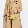 Coach Tabby 26 Solid Color Leather Color Block Top Handle Flap Bag Women Handbags Cream-Yellow C9804-B4VN