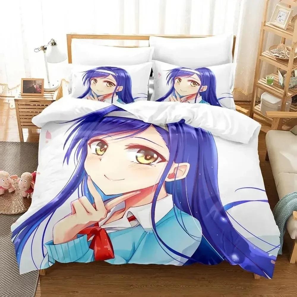 New We Never Learn Bedding Set Single Twin Full Queen King Size Bed Set Adult Kid Bedroom Duvet Cover Sets 3D Anime Kawaii Bed