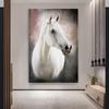 Black and White Horse Portrait Poster Print Canvas Painting Horses Running Animal Wall Art Picture for Farmhouse Room Home Decor