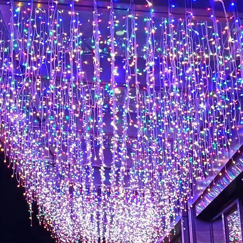 Decorative LED Waterfall Curtain String Lights