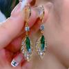 2023 Trendy Leaf Earrings: Elegant, Lightweight Luxury Design for Women