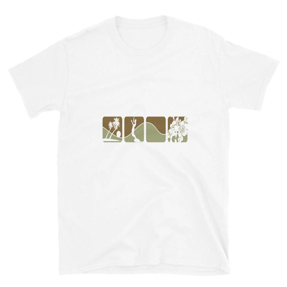 Tropical Surf Surfer Waves Vacation Getaway T-Shirt S