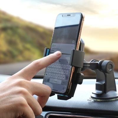 Support de téléphone portable pratique et flexible en ABS rotatif pour voiture