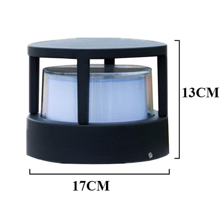 7/12W Outdoor Modern LED Post Light Waterproof LED Fence Deck Column Cap Lamp Villa Garden Balcony Porch Stigma Light