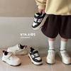 Våren 2026 Mångsidiga Vita Låga Sneakers för Barn