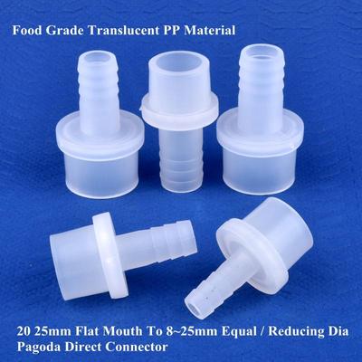 10Pcs/Lot 9.5~25mm Flat To 8~25mm Pagoda Direct Connector Aquarium Tank Fittings Air Pump Hose Joint Garden Drip Irrigation Pipe Connectors