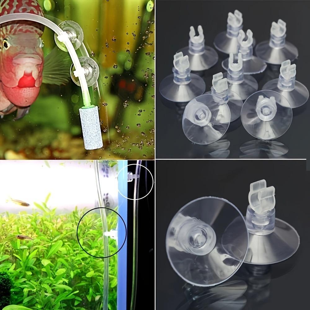 10/20Pcs Rubber Aquarium Suction Cup Holders For Fish Tank Air Tube Hose Pump Accessories