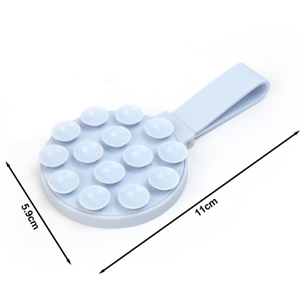 Suction Cup Magnetic Phone Mount Colorful Mirror Shower Silicone Suction Phone Case Grip Stand Holder For iPhone 15 14 Magsafe