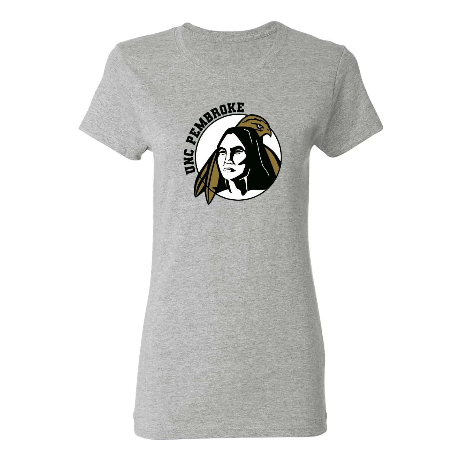 UNC Pembroke Primary Logo Womens T-Shirt - Sport Grey XL