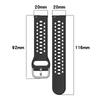 For Huami Amazfit Active 2 (A2437) Replacement Band Holes Design 20mm Adjustable Silicone Watch Strap