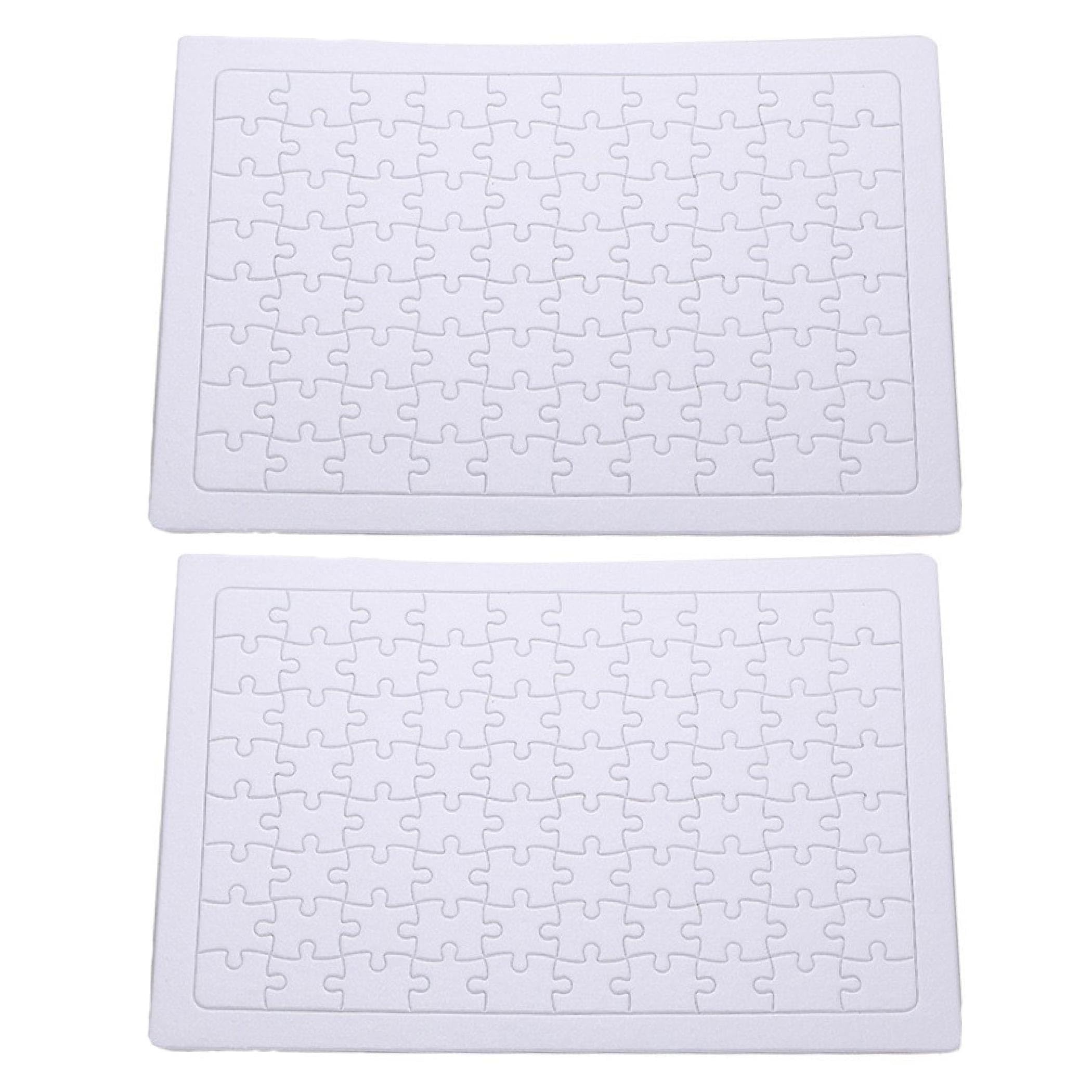 

HAMILO Blank Jigsaw Puzzle, Original Puzzle, Photo Printable, Doodle, 80 Pieces, Set of 2