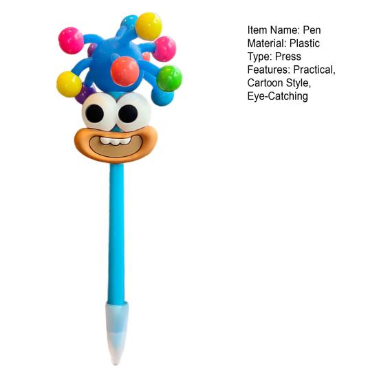 Cute Cartoon Pens Kids Big Mouth Figure Ballpoint Pen Assorted Colors Rollerball Pen Fun Gift for Boys Girls Birthdays And Festive Parties