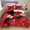 Spiderman Spiderverse Print 3Pcs Bedding Setduvet Cover With 2 Bedropillowcase Home Birthday Gift