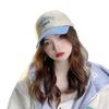 Street contrasting color alphanumeric baseball cap spring and summer curved brim hat male and female casual versatile student cap versatile