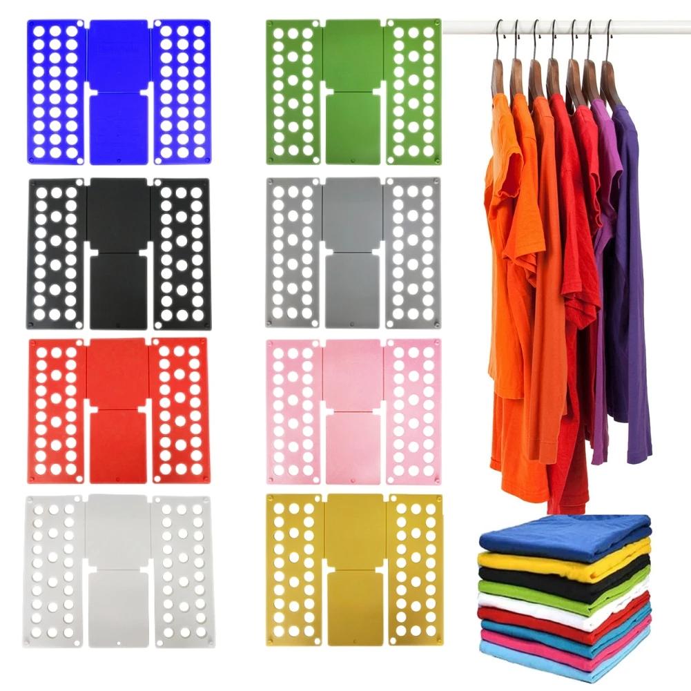68cm/48cm Plastic Clothes Folding Board Durable Kids Laundry Folder Easy and Fast Shirt Folding Board Home Storage Tool for Kids