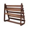 Large Capacity Wood  Earring Holder Anti-slip Jewelry Stall Display Retro Earring Rack  Women