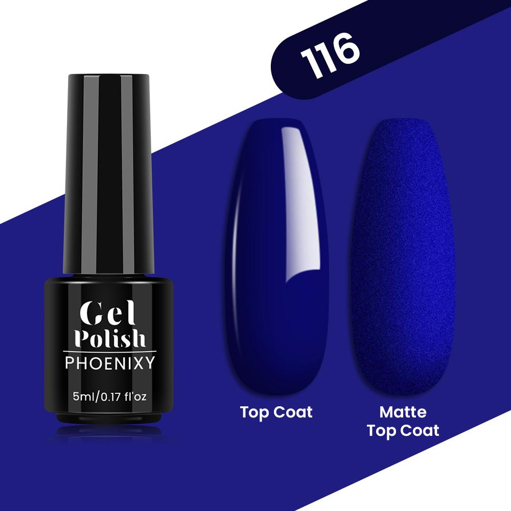 PHOENIXY 80 Farben Nagel-Gel-Nagellack, 5 ml, UV-LED-Farb-Nagelkunst-Hybrid-Nagellack, Liner-Gel, Maniküre-Kunst, semi-permanent, glitzernd, glänzende Farben-Gel